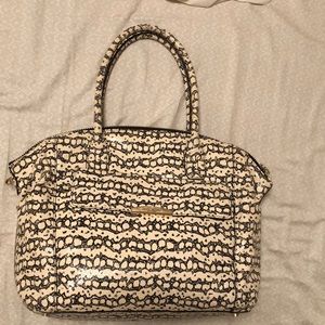 henri bendel beekman snake leather bag